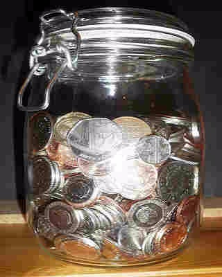 Money in Jar