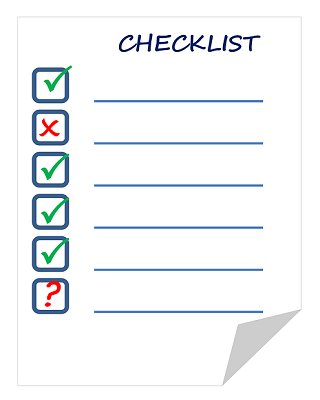 Next job search checklist